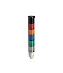 STEADY LIGHT MODULE. Ø45MM. BUILT-IN LED CIRCUIT. WHITE, GREEN, BLUE, ORANGE, RosuWITH CONTINUOUS OR PULSED SOUND, 24VDC