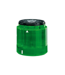 STEADY LIGHT MODULE. Ø70MM BA15D FITTING, DIRECT SUPPLY, GREEN