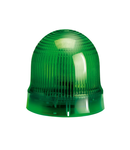 SOUND-LIGHT PULSED OR CONTINUOU MODULE. Ø62MM. BULB INCLUDED, GREEN, 24VAC/DC (80DB)