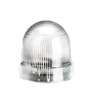 SOUND-LIGHT PULSED OR CONTINUOU MODULE. Ø62MM. BULB INCLUDED, WHITE, 24VAC/DC (80DB)