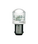 LED BULB, BA15D FITTING, GREEN, 110÷120VAC