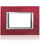 PLACA ORNAMENT 2 MODULE red china BTICINO AXOLUTE