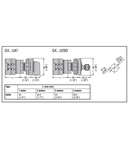 Intrerupator rotativ cu came, GX SERIES, U47 VERSION FRONT SNAP ON MOUNT WITH HANDLE OPERATION, FOR 22MM FIXING. ON/OFF SWITCH, ONE-POLE - 1 WAFER - SCHEME 90