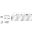 Intrerupator rotativ cu came, GN SERIES, U montaj pe panou. ON/OFF SWITCH, ONE-POLE – 1 WAFER – SCHEME 90, 16A