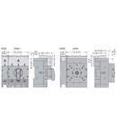 SET OF 2 ONE-POLE TERMINAL COVERS FOR FOURTH POLE, FOR GAX42 063A - GAX42 160A, GAX42 063C - GAX42 125C, GAX42 080D, GAX42 125D, GAX41 125A, GAX41 125C