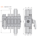 ONE-POLE TERMINAL COVER. 3-PIECE SET, EACH COVERS 1 POLE