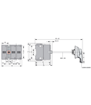 Separator tripolar cu protectie fuzibila (UL98). 30A. CC UL FUSE TYPE. CENTRAL COMMAND POLE