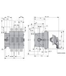 Separator tripolar cu protectie fuzibila (UL98). 100A. J UL FUSE TYPE. LEFT COMMAND POLE