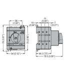 Separator,pentru aplicatii fotovoltaice, DIRECT OPERATING VERSION, COMPLETE WITH BLACK HANDLE, 32A 1000V