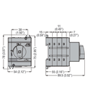 Separator,pentru aplicatii fotovoltaice, DIRECT OPERATING VERSION, COMPLETE WITH BLACK HANDLE, 40A 1000V