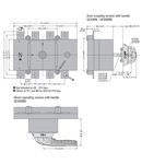 Separator tetrapolar,pentru aplicatii fotovoltaice, DIRECT OPERATING AND DOOR COUPLING VERSION, 125A