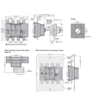 Separator tetrapolar,pentru aplicatii fotovoltaice UP TO 850A 1000VDC (DC21B), DIRECT OPERATING AND DOOR COUPLING VERSION, 1250A