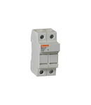 Suport fuziblie cu montaj pe sina R, FOR 10X38MM FUSES. 32A RATED CURRENT AT 690VAC, 2P. WITHOUT STATUS INDICATOR. 2 module