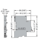 Contact auxiliar, SIDE MOUNT, 1 CHANGEOVER