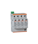 SURGE PROTECTION DEVICE TYPE 1 AND 2 WITH PLUG-IN CARTRIDGE, IEC IMPULSE CURRENT IIMP (10/350ΜS) 12.5KA PER POLE, 4P. Cu contact comanda de la distanta