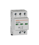 Descarcator tip 1 si 2 modnobloc, IEC IMPULSE CURRENT IIMP (10/350ΜS) 12.5kA PER POLE, 3P. Cu contact comanda de la distanta