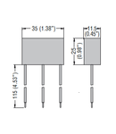 Descarcator tip 3, COMPACT VERSION, COMBINATION WAVE Uoc/Icw (1.2/50 μs, 8/20μs) 6kV/3kA, 1P+N, WITH SOUND SIGNALING