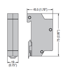 SURGE PROTECTION DEVICE TYPE C2-D1 FOR LINE ETHERNET CAT. 6 - POWER OVER ETHERNET (POE), RATED DISCHARGE CURRENT IN (8/20μs) 10kA