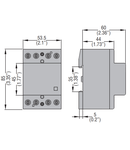 Contactor modular pentru iluminat,  40A AC1, 24VAC/DC (4NO)