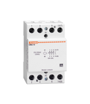 Contactor modular pentru iluminat,  63A AC1, 24VAC/DC (3NO+1NC)
