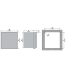 EARTH LEAKAGE RELAY WITH 2 OPERATION THRESHOLDS, FLUSH MOUNT. EXTERNAL CT. FAIL SAFE, 110VAC/DC-240VAC-415VAC