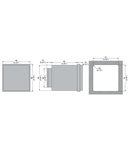 EARTH LEAKAGE RELAY WITH 2 OPERATION THRESHOLDS, FLUSH MOUNT. EXTERNAL CT. FAULT CURRENT MEASUREMENT. DIGITAL DISPLAY. FAIL SAFE. FLAG INDICATOR, 110VAC/DC-240VAC-415VAC