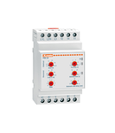 PUMP PROTECTION RELAY FOR SINGLE AND trifazat SYSTEMS, MAXIMUM AC CURRENT AND MINIMUM COSΦ. Lipsa faza AND INCORRECT PHASE SEQUENCE, 5A OR 16A