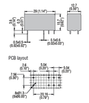 MINIATURE RELAY, 24VAC, 16A, 1C/O CONTACT. fixare in soclu 20 HR5XS2... (MAX 10A)