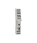 SOCKET FOR RELAY FOR FITTING ON DIN RAIL OR SCREWS, SPRING TERMINALS