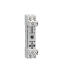 SOCKET FOR RELAY FOR FITTING ON DIN RAIL OR SCREWS, SCREW TERMINALS