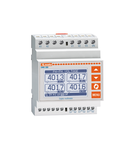 MODULAR LCD MULTIMETER, EXPANDABLE, GRAPHIC 128X80 PIXEL LCD, HARMONIC ANALYSIS, AUXILIARY SUPPLY 100-240VAC/110-250VDC. MULTILANGUAGE: ITALIAN, ENGLISH, FRENCH, SPANISH AND PORTUGUESE