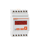 VOLTMETER, monofazata, 1 tensiune VALUE, 1 MAX tensiune VALUE, 1 MIN tensiune VALUE. RELAY OUTPUT WITH CONTROL AND PROTECTION FUNCTIONS