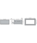 VOLTMETER, monofazata, 1 tensiune VALUE, 1 MAX tensiune VALUE, 1 MIN tensiune VALUE. RELAY OUTPUT FOR CONTROL AND PROTECTION FUNCTIONS