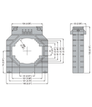 Transformator de curent, SOLID-CORE, FOR Ø86MM CABLE. FOR 100X30MM, 80X50MM, 70X60MM BUSBARS, 1000A