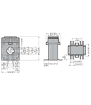 Transformator de curent, ACCURACY SOLID-CORE, FOR Ø28MM CABLE. FOR 30X10MM, 25X15MM, 20X20MM BUSBARS, 60A