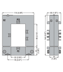 Transformator de curent, SPLIT-CORE, FOR 50X80MM BUSBARS, 250A