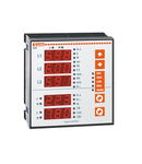 FLUSH-MOUNT LED MULTIMETER, NON EXPANDABLE, 251 ELECTRICAL PARAMETERS, VERSION WITH DATA-LOGGER, RS232 AND RS485 OPTO-ISOLATED PORTS, AUXILIARY SUPPLY 100-240VAC / 110-250VDC