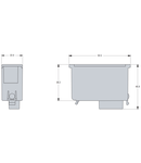 EXPANSION MODULE EXP SERIES FOR FLUSH-MOUNT PRODUCTS, 4 DIGITAL INPUTS, OPTO-ISOLATED