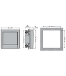 REMOTE DISPLAY UNIT, GRAPHIC LCD, TOUCH SCREEN, 128X112 PIXELS, IP65 PROTECTION, COMPLETE WITH 3M CABLE LONG