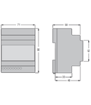 RS485 GATEWAY/3G MODEM, 9.5…27VAC/9.5…35VDC, INCLUDING ANTENNA AND PROGRAMMING CABLE