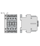 Contact auxiliar FOR SIDE MOUNTING. SCREW TERMINALS, FOR BF SERIES CONTACTORS, 1NO+1NC FOR BF00, BF09-BF150