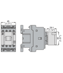 MECHANICAL LATCH. SCREW TERMINALS, FOR BF00, BF09-BF38