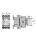 MECHANICAL LATCH. SCREW TERMINALS, FOR BF95-BF150. 24VAC