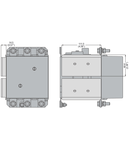 FASTON TERMINALS. Contact auxiliarS FOR SIDE MOUNTING, FOR B SERIES CONTACTORS, 1NO+1NC (SPST EA)