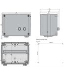 Porinre motor stea-triunghi, cu buton start/stop . releu timp pana la 12 secunde si cu maxm 30 operatii/ora, Curent maxim de lucru 16A. bobina tensiune 230VAC 50/60HZ