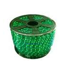 Furtun luminos LED 2 canale(3 fire) verde