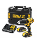 Masina compacta de gaurit cu percutie cu acumulatori DeWalt DCD778S2T-QW, XR Li-Ion 1,5Ah