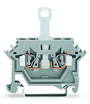 2-conductor disconnect terminal block; for DIN-rail 35 x 15 and 35 x 7.5; 2.5 mm²; CAGE CLAMP®; 2,50 mm²; blue