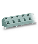 PCB terminal block; 2.5 mm²; Pin spacing 10/10.16 mm; 3-pole; CAGE CLAMP®; commoning option; 2,50 mm²; gray