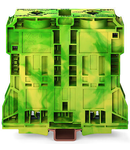 2-conductor ground terminal block; 120 mm²; suitable for Ex e II applications; lateral marker slots; only for DIN 35 x 15 rail; POWER CAGE CLAMP; 120,00 mm²; green-yellow